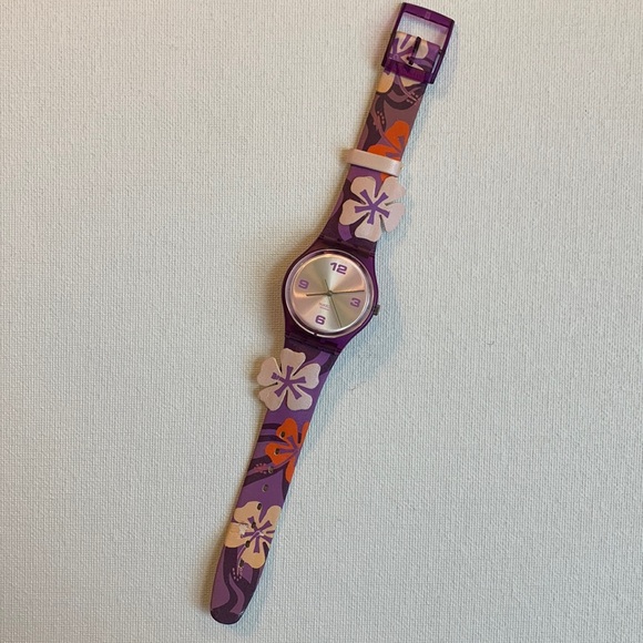 Rare 2002 Swatch watch Fleurs d’Ocean —- GB126 diameter case 33mm. - Picture 3 of 4